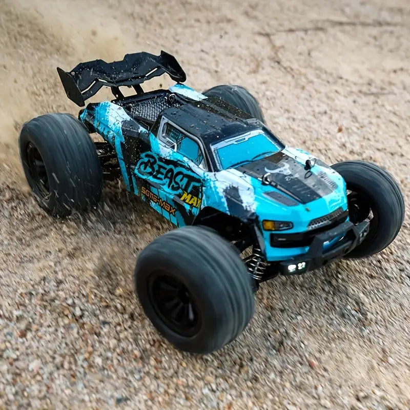 4WD RC - All-Terrain Off-Road Racing Vehicle with Intense LED Headlights