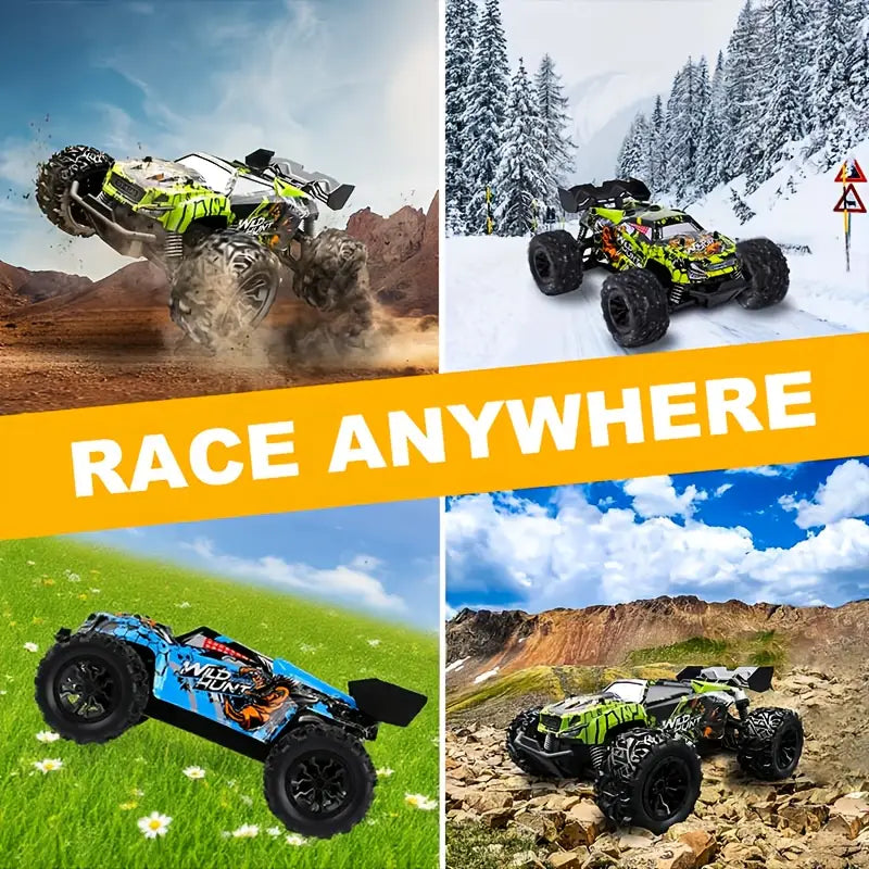 1:20 All-Terrain monster truck toys, Off-Road Electric RC Car, 2.4GHz