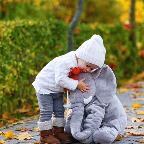 Elephant Cuddle Pillow