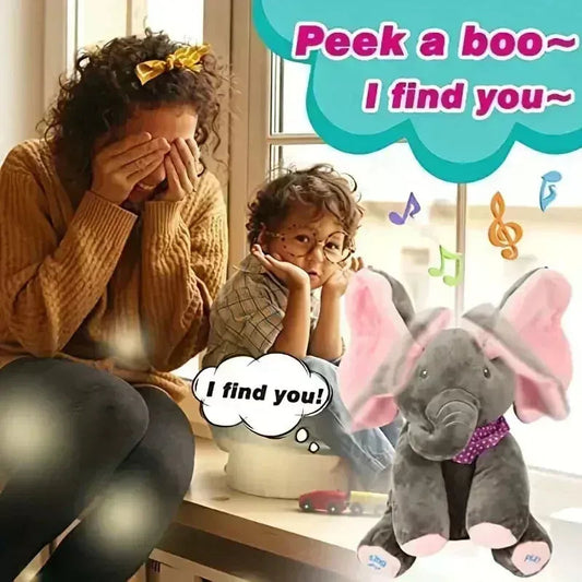 Cuddly Peek a Boo Elephant Playmate
