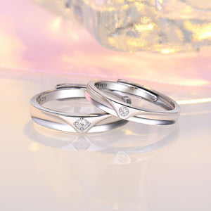 Simple personality couple ring
