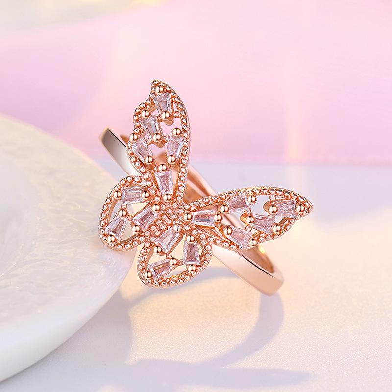 Romantic butterfly ring（adjustable size）
