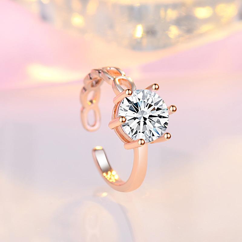 Fashion small fresh romantic ring（adjustable size）