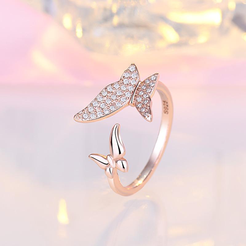 Double butterfly adjustable ring（adjustable size）