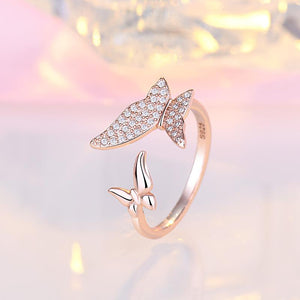 Double butterfly adjustable ring（adjustable size）