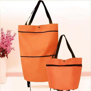 2-in-1 Foldable Shopping Cart