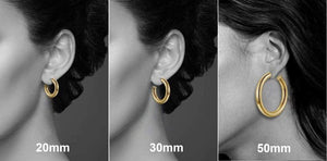 Gorgeous Dainty Hoop Earrings & Rings are ADJUSTABLE: