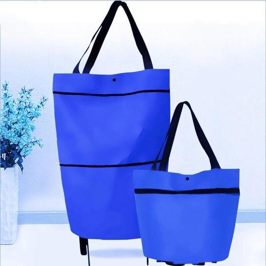 2-in-1 Foldable Shopping Cart