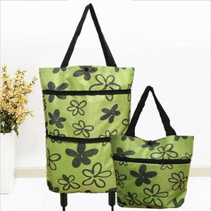 2-in-1 Foldable Shopping Cart