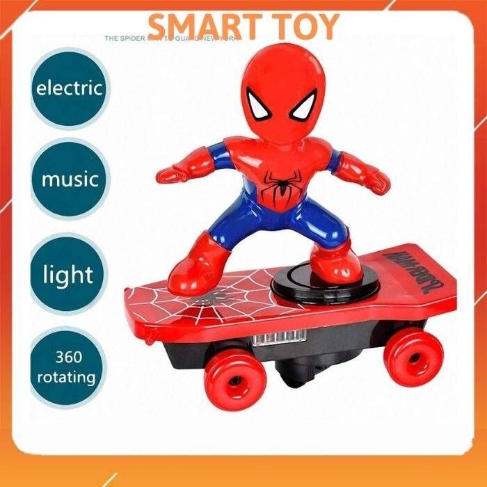 360 degrees rotating luminous scooters