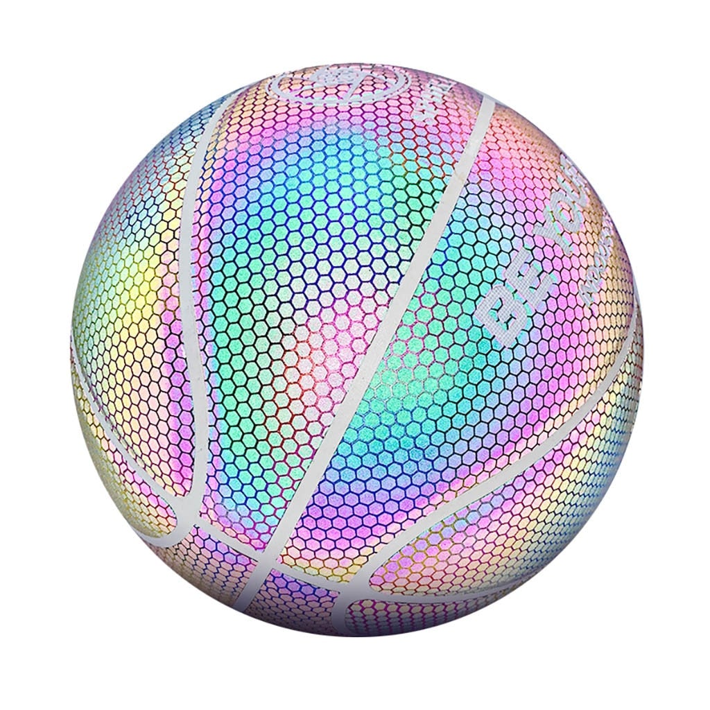 HOLOGRAPHIC GLOWING REFLECTIVE BASKETBALL / VOLLEYBALL/SOCCER BALL/FOOTBALL