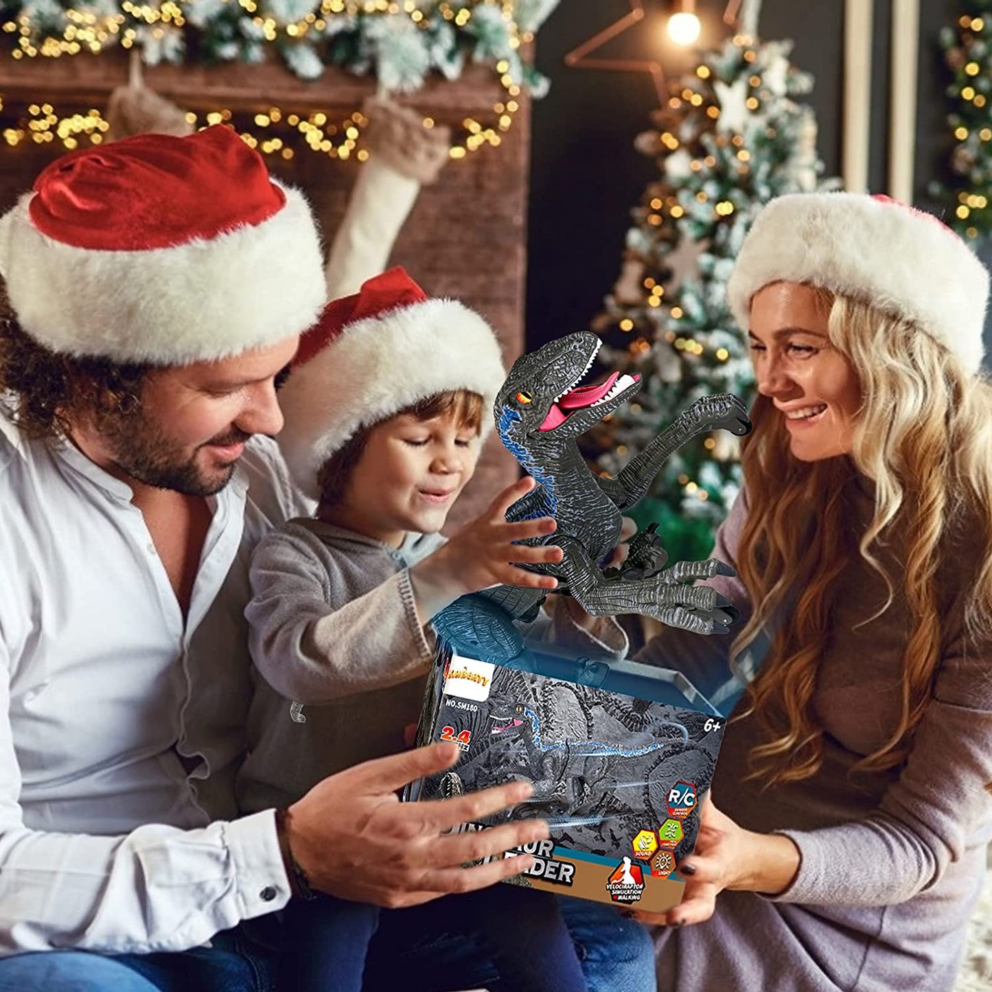 🔥Hot Bee Remote Control Dinosaur Toys, Walking Robot Dinosaur w/ Roaring Sounds