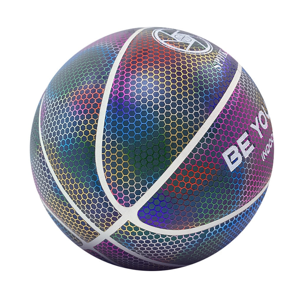 HOLOGRAPHIC GLOWING REFLECTIVE BASKETBALL / VOLLEYBALL/SOCCER BALL/FOOTBALL