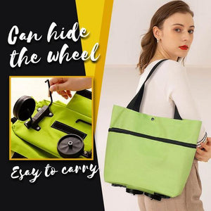 2-in-1 Foldable Shopping Cart