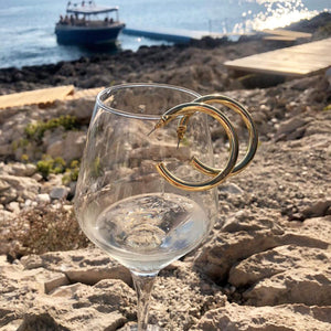 Gorgeous Dainty Hoop Earrings & Rings are ADJUSTABLE: