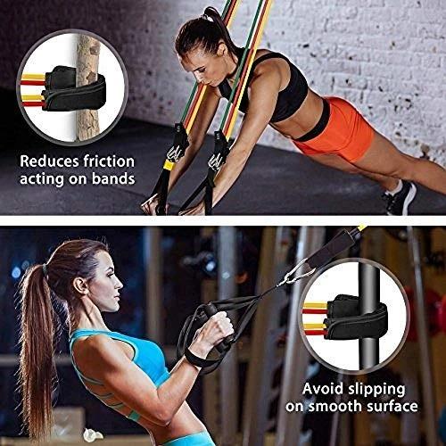 TPE multi-function Unisex Fitness 11 Pack Resistance Bands Set