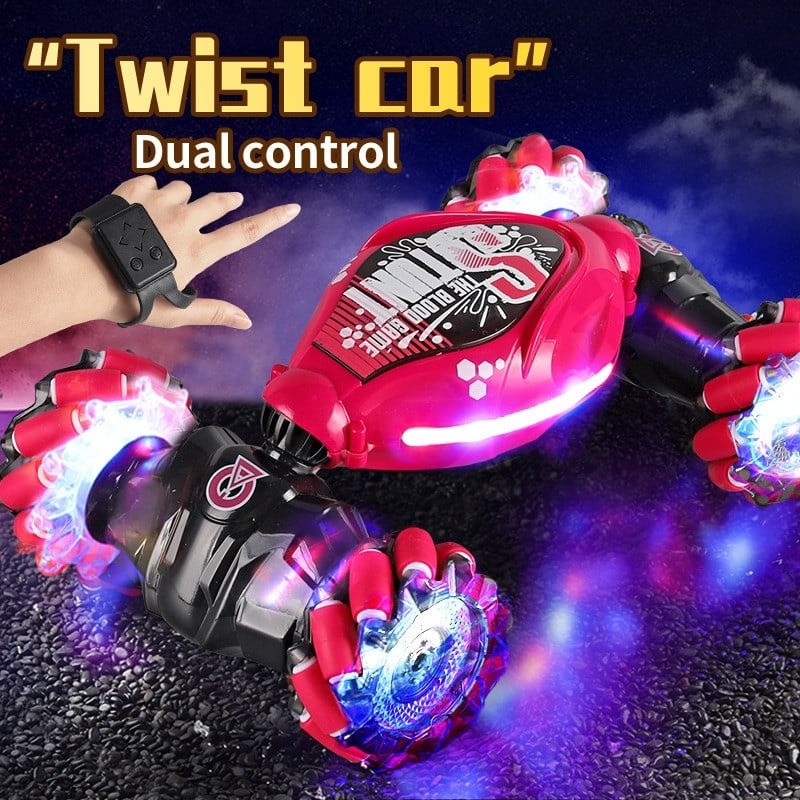 🔥 Twist Car 🔥All Terrains Monster Trucks for Boys Gesture RC Stunt Car 360°