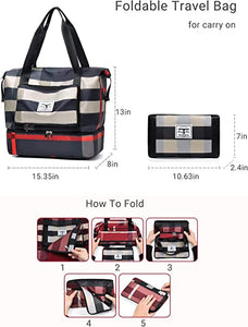 New Foldable Dry/Wet Separation Travel  Bag