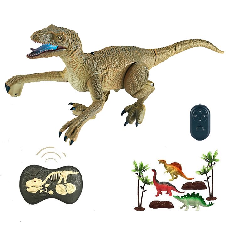 🔥Hot Bee Remote Control Dinosaur Toys, Walking Robot Dinosaur w/ Roaring Sounds