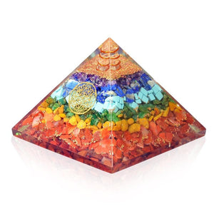 Orgone Seven Chakra Pyramid