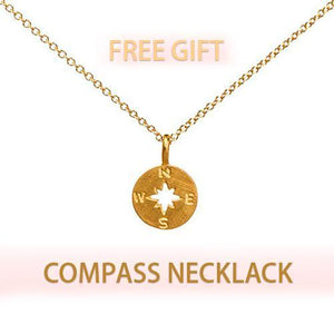 High Quality Camping Hiking Pocket Brass Golden Compass