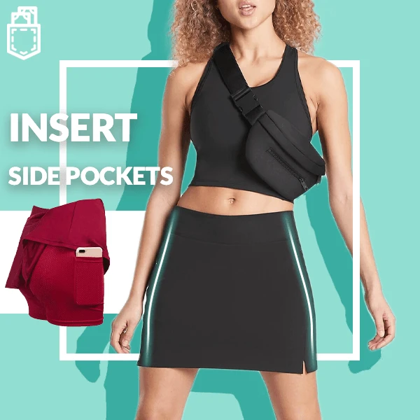 (BUY 3 GET 1 FREE)Breathable Workout Pleated Skort