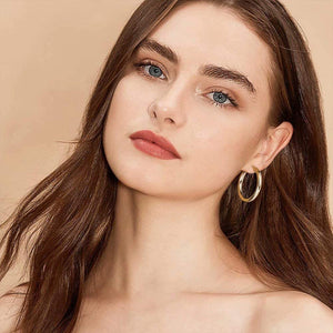 Gorgeous Dainty Hoop Earrings & Rings are ADJUSTABLE:
