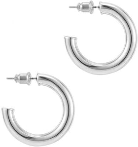 Gorgeous Dainty Hoop Earrings & Rings are ADJUSTABLE: