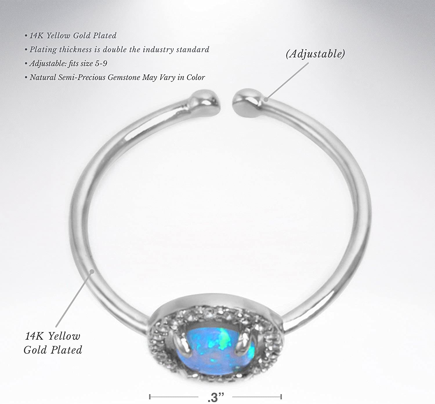 Gorgeous Dainty Hoop Earrings & Rings are ADJUSTABLE:
