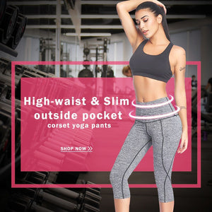 Out Pocket High Waist Yoga Pants,Tummy Control